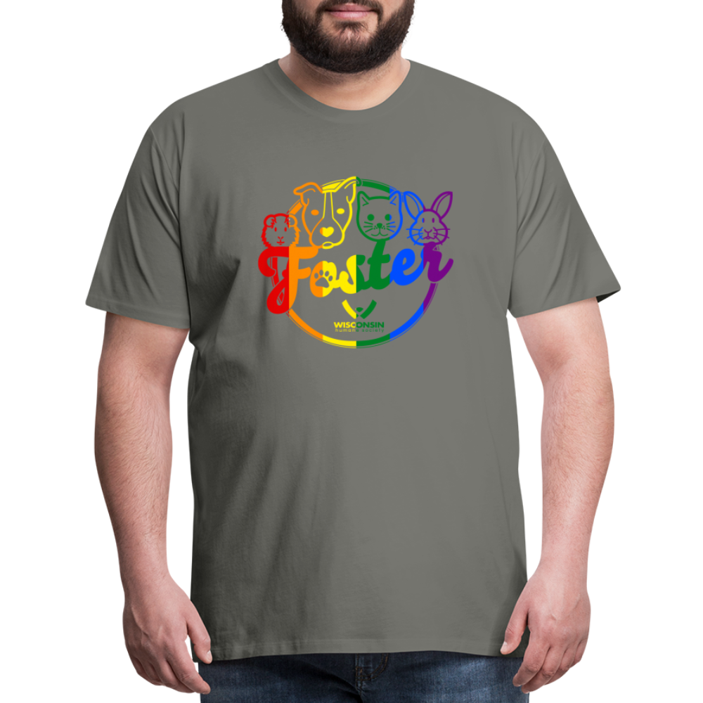 Foster Pride Premium Cotton T-Shirt for Men & Women - Comfortable Unisex Tee for Casual Wear, Fundraising Events & Awareness Campaigns