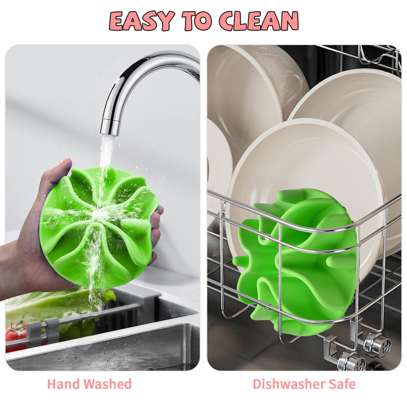 Slow Feeder Dog Bowl Insert - Non-Slip Silicone Pet Food Puzzle Mat with Strong Suction Cups for Stainless Steel, Glass & Ceramic Bowls (Green, Small Size) - Perfect for Fast Eaters & Digestion Aid During Mealtime