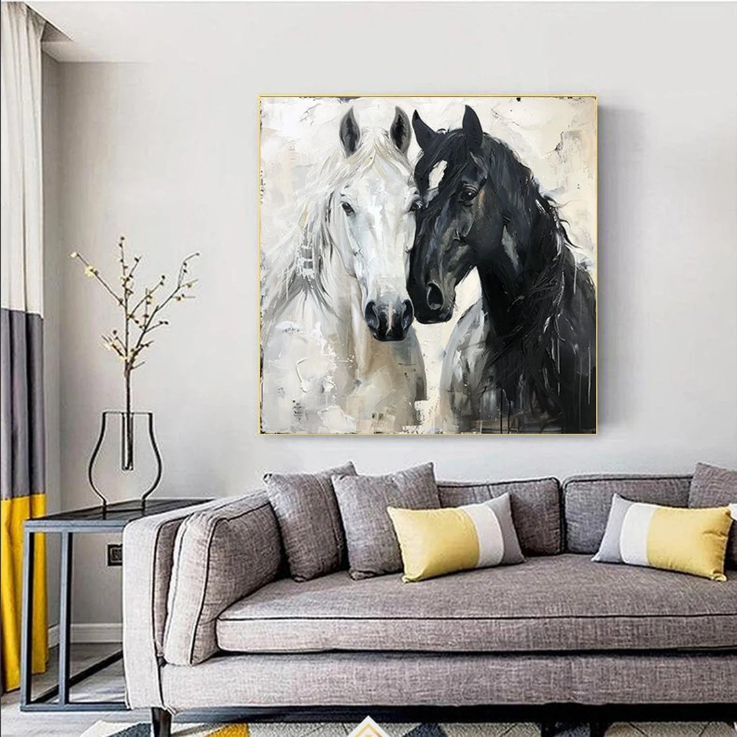 Animal Art Painting #AP159 - Handmade Wildlife Canvas Art for Home & Office Decor | Perfect for Living Room, Bedroom, or Gift