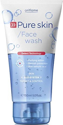 Oriflame Sweden Pure Skin Face Wash 150ml - Gentle Cleansing for All Skin Types | Daily Facial Cleanser for Men & Women | Perfect for Morning & Night Skincare Routine