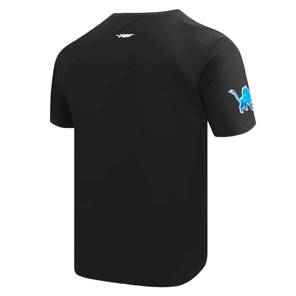 Detroit Lions Script Tail Tee Shirt for Men - NFL Fan Apparel, Pro Standard Cotton Jersey T-Shirt - Perfect for Game Day, Tailgating & Casual Wear