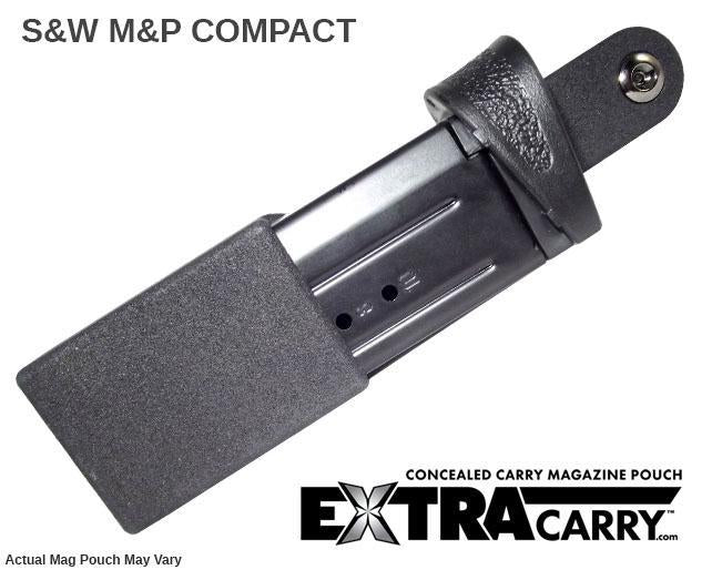 Smith & Wesson M&P 9mm 10-Round Magazine with Finger Grip & Pouch - Perfect for Concealed Carry, Range Training, and Tactical Use
