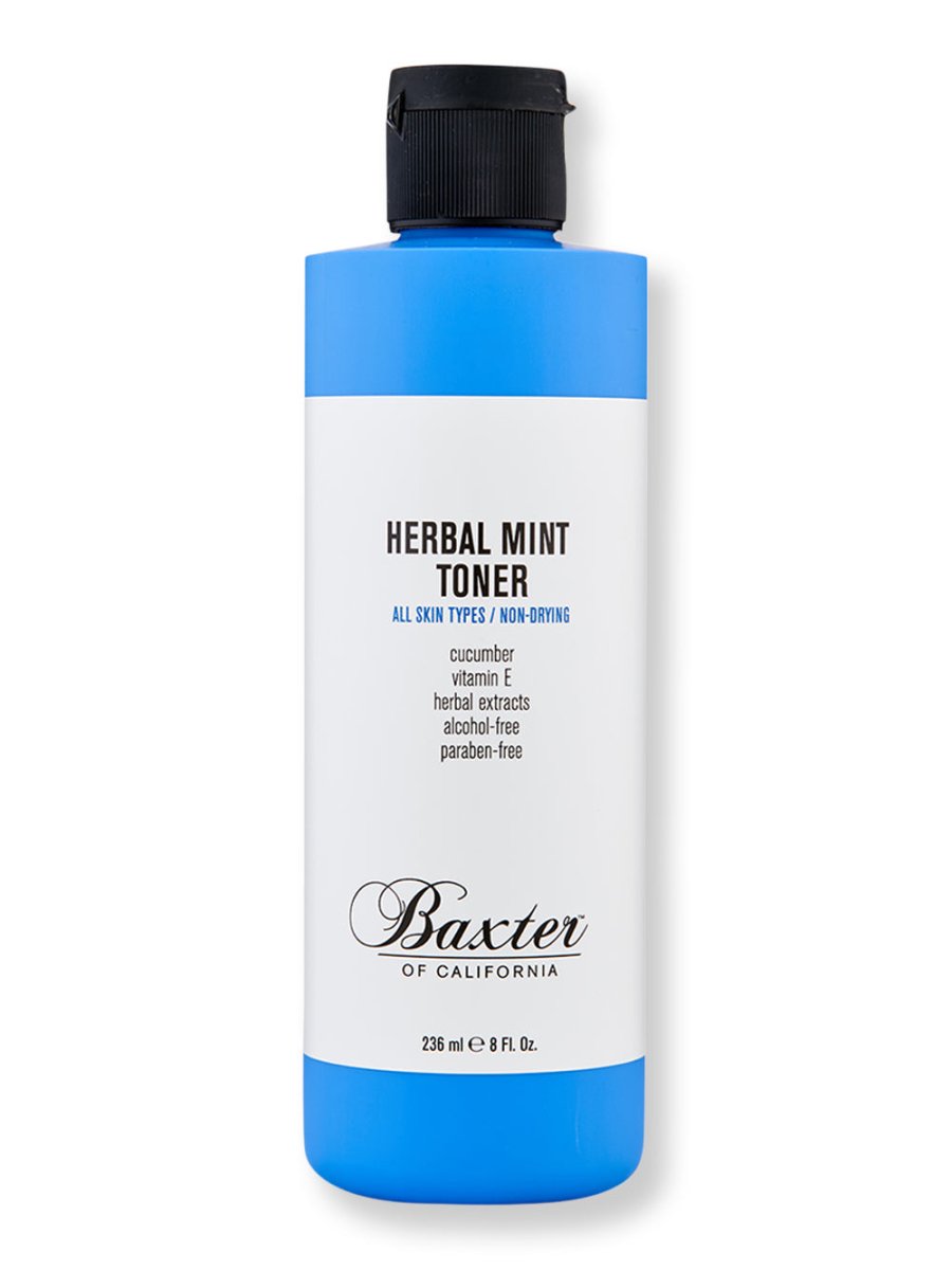 Baxter of California Herbal Mint Toner for Men - Refreshing Face Toner with Natural Ingredients for Oily & Acne-Prone Skin - Perfect for Post-Shave & Daily Skincare Routine