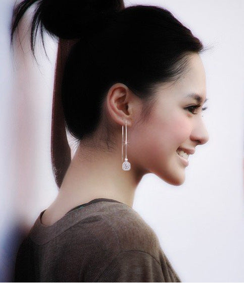 Elegant Geometric Crystal Earrings for Women - Perfect for Parties, Weddings & Everyday Wear