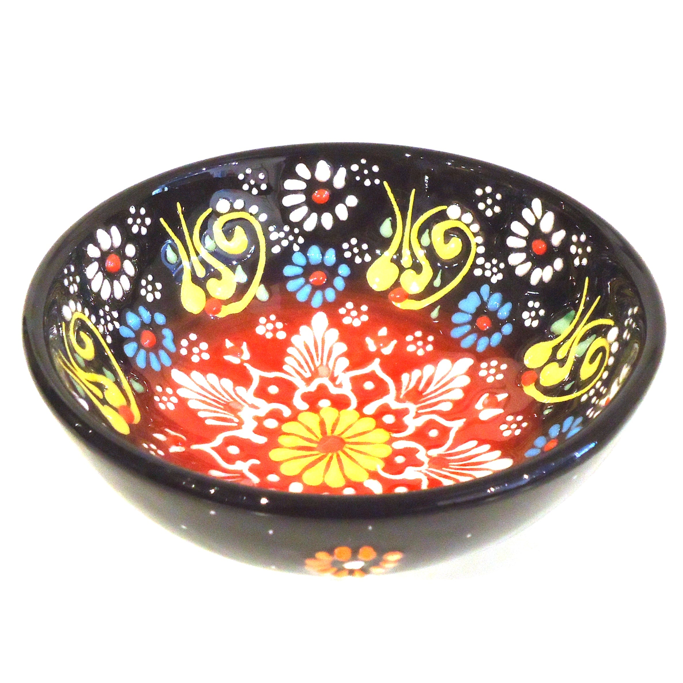 Premium Black Embossed Ceramic Bowl - Elegant Dining & Serving Dish for Home, Restaurants & Special Occasions