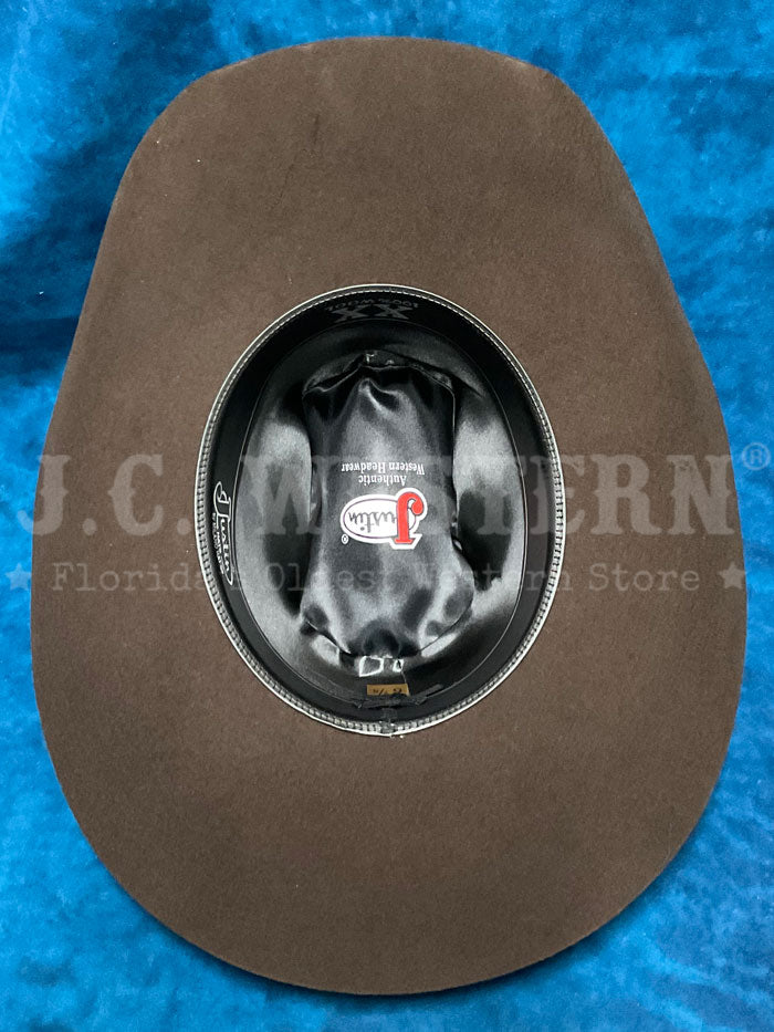 Justin JF0230BUST44 2X Buster Premium Felt Hat in Chocolate Brown - Western Cowboy Hat for Men, Perfect for Rodeo, Country Music Festivals & Outdoor Adventures