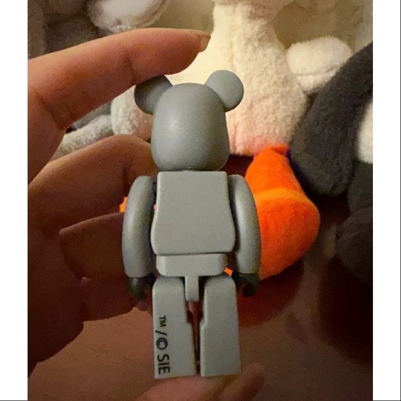 Bearbrick Series 48 Secret PlayStation Grey 100% Collectible Figure - Perfect for Gaming Room Decor, Anime Collector's Display & Stylish Home Accessory