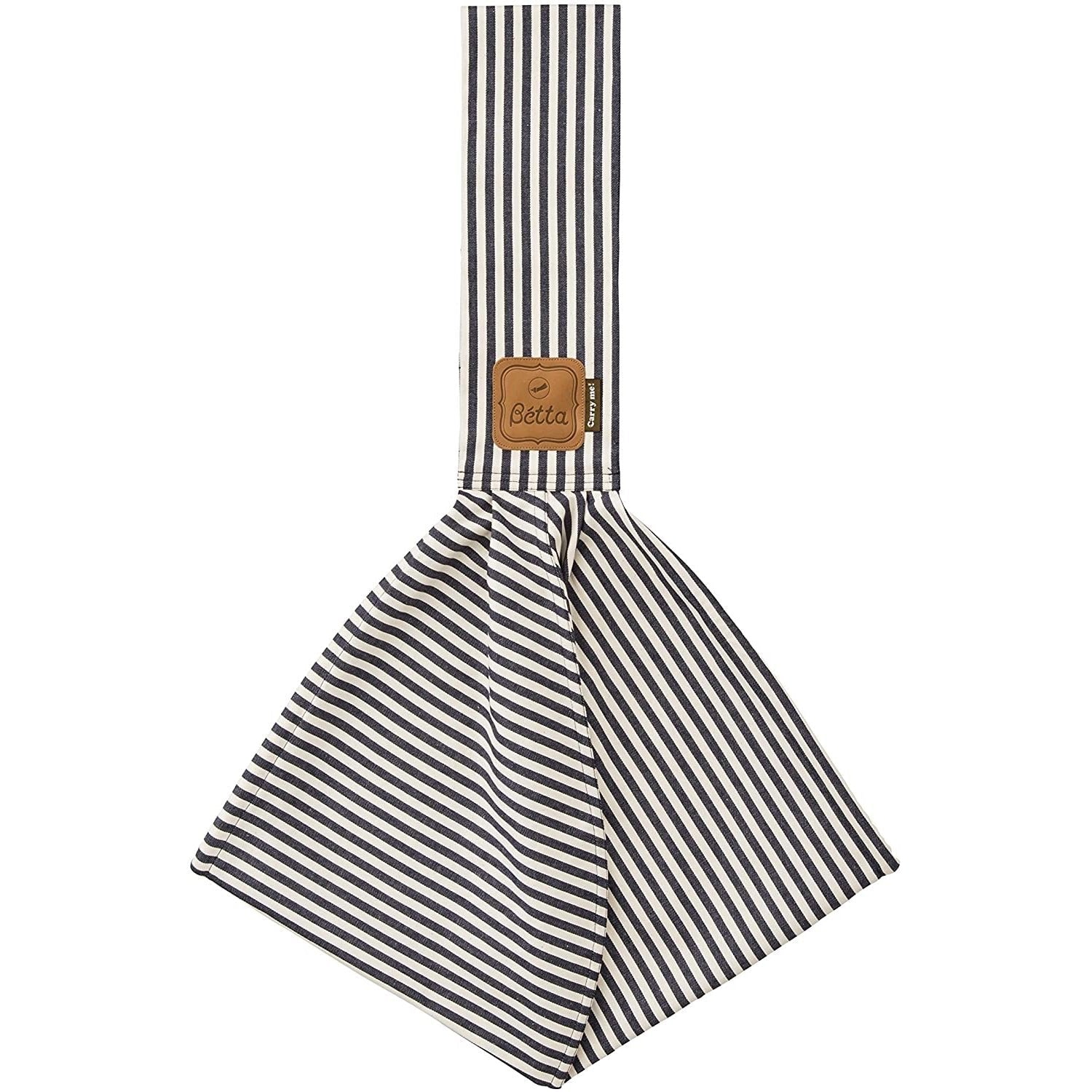 Betta Baby Carrier - Premium Infant Sling for Newborns to Toddlers, London Stripes Navy Design - Perfect for Hands-Free Parenting, Shopping & Outdoor Adventures