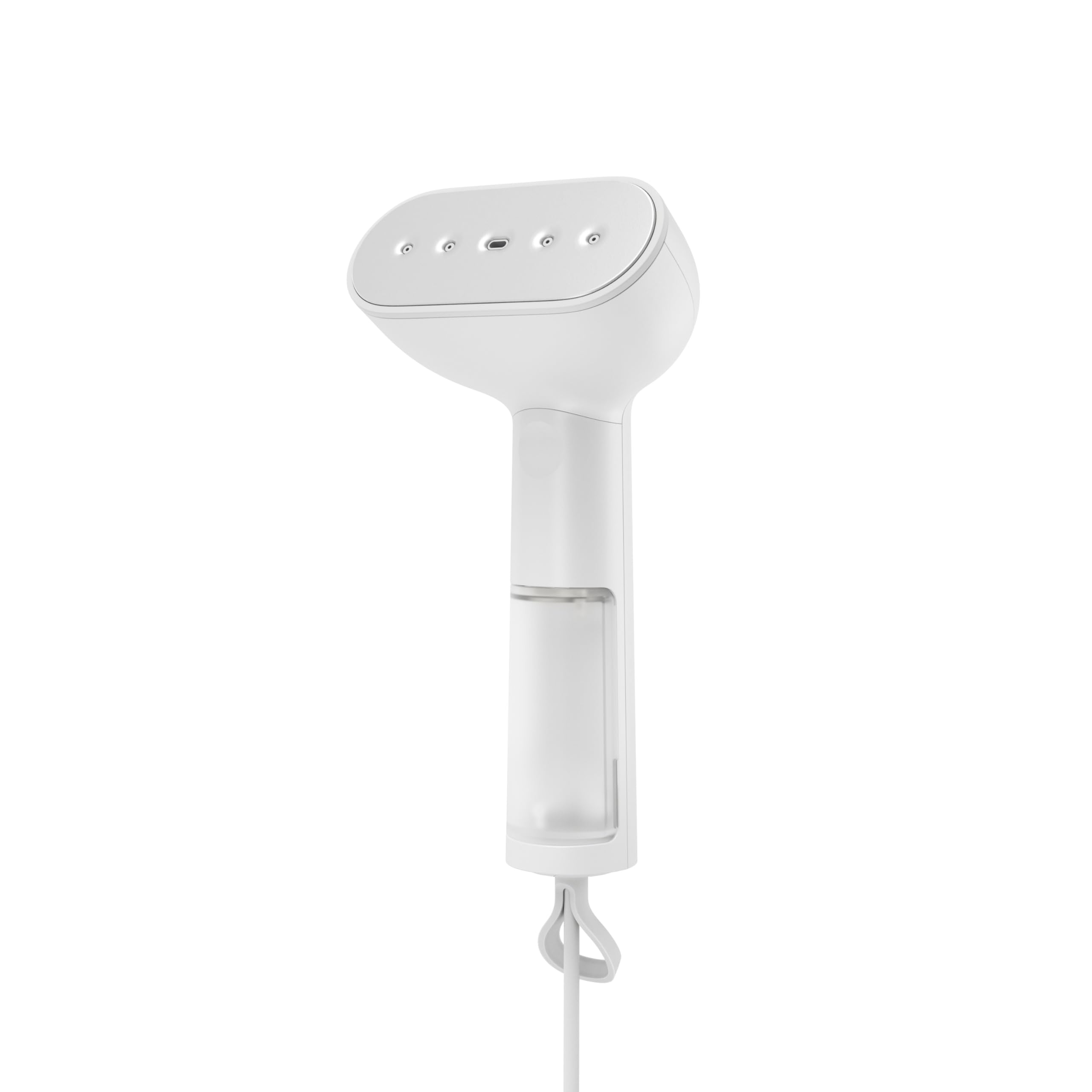 Steamery Cirrus X Handheld Clothes Steamer - 1200W Portable Garment Steamer with 20g/min Steam Output, Heats in 20 Sec - Compact Scandinavian Design in White | Perfect for Travel, Home Use & Wrinkle Removal