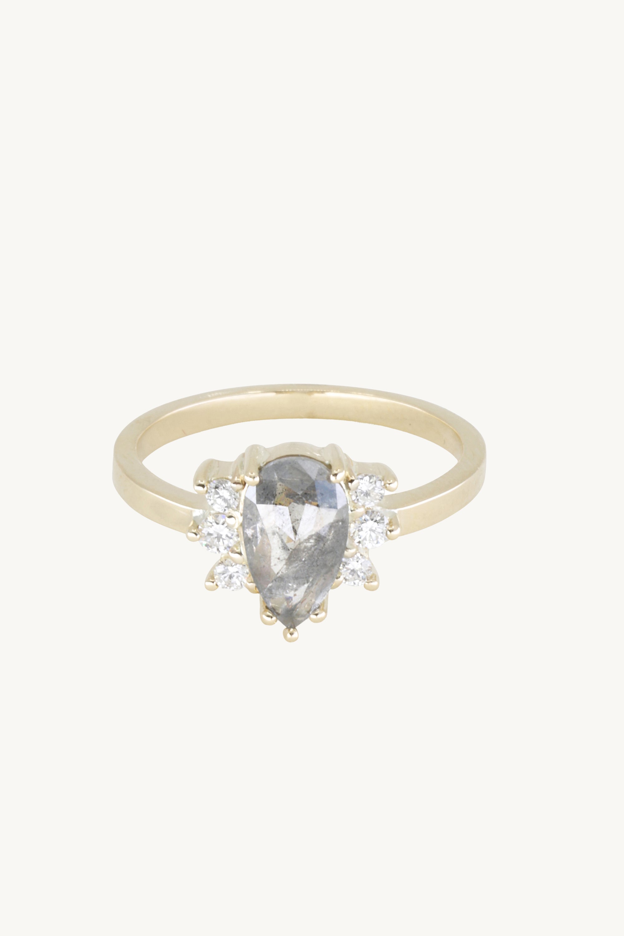 14K Yellow Gold Celestial 1.22ct Grey Diamond Wedding Band Ring for Women - Perfect for Anniversary, Engagement, and Special Occasion Gifts