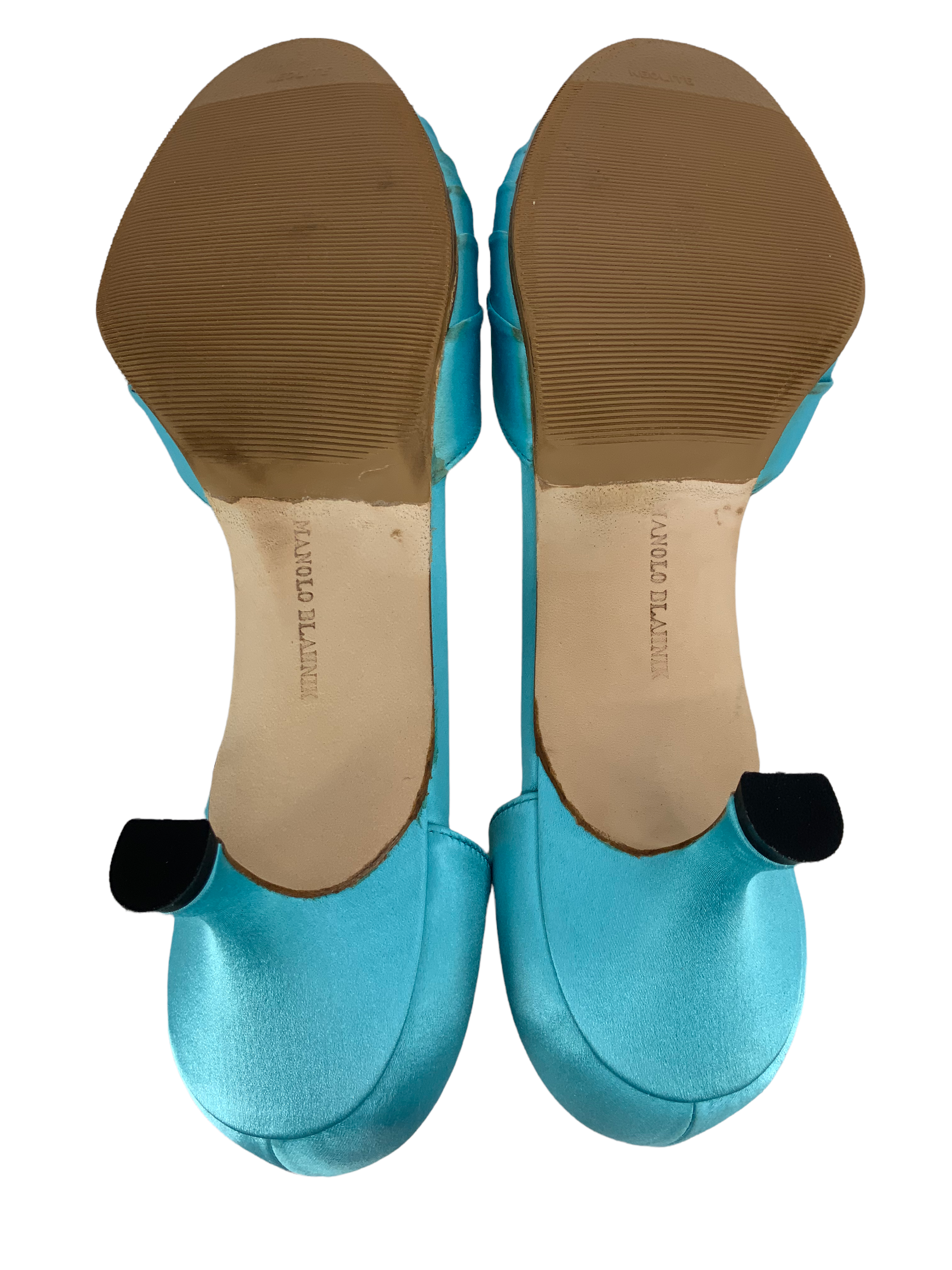 Manolo Blahnik Sedaraby Embellished Satin d'Orsay Pumps - Women's Size 10.5 (US) | Luxury Evening Heels for Weddings, Parties & Special Occasions