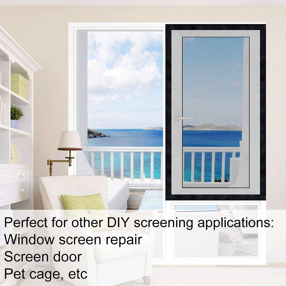 YAYADU Transparent Window Film - Insulation, Dust Proof, Windproof & Soundproof Sticker with Tape for Patio Doors, Pet Cages (400x300cm, Clear) - Perfect for Home, Office & Winter Weather Protection