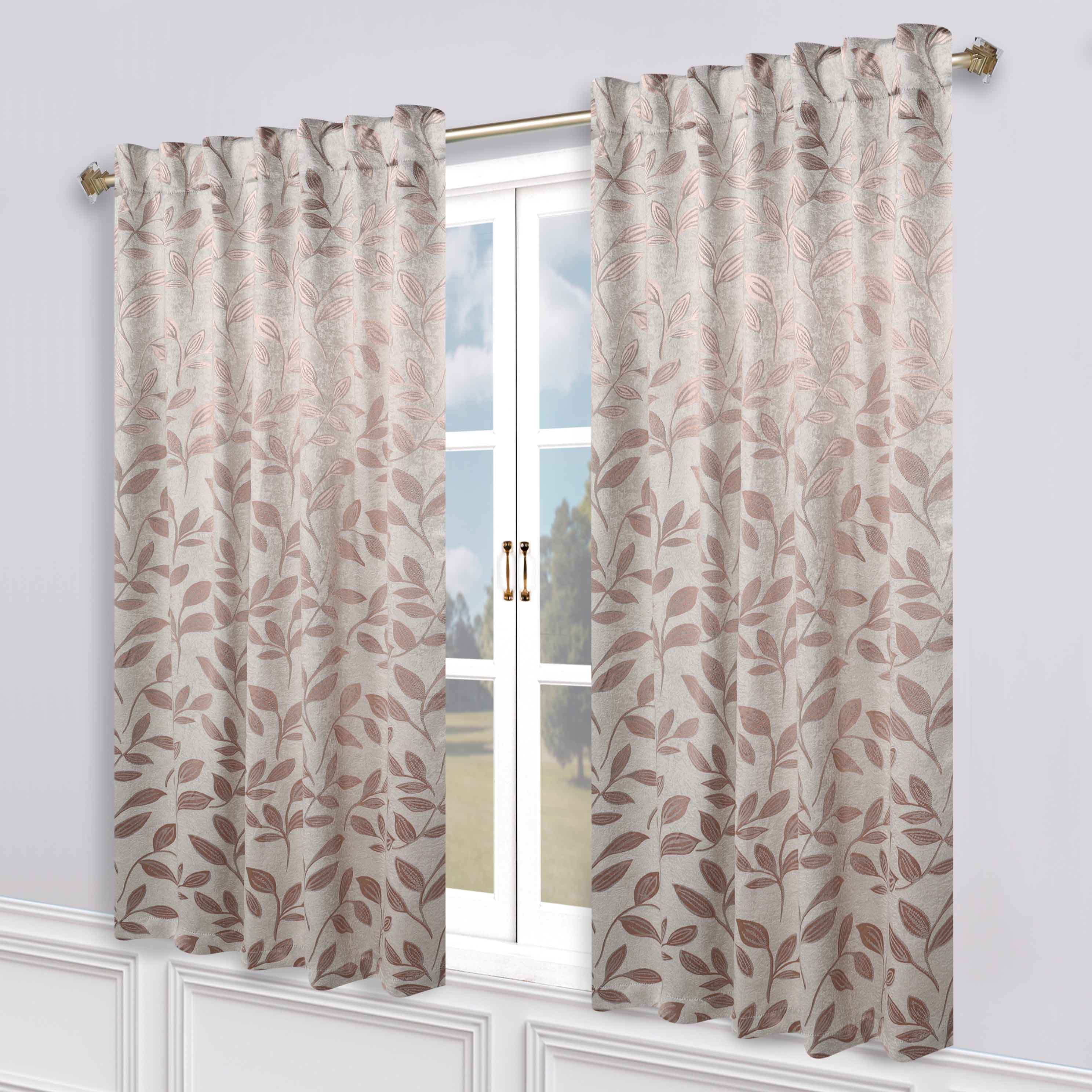 Premium Blackout Curtains for Bedroom - Super Soft Thermal Insulated Room Darkening Drapes with Back Tab Design (Set of 2 Panels) - Perfect for Nursery, Home Theater & Shift Workers