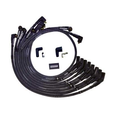 Moroso 51571 Ultra Series Black Sleeved Spark Plug Wires for Ford 260/289/302 - 135 Degree Plug Ends, Non HEI Distributor - High Performance Ignition Upgrade for Classic Cars & Hot Rods