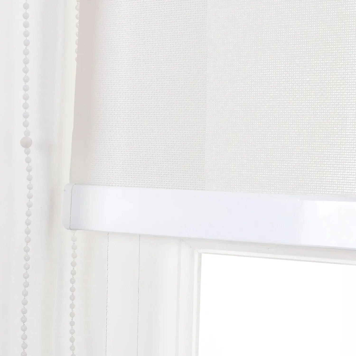 Blackout Roller Shades with Loop Control & Cassette - Light Blocking Window Blinds for Bedroom, Living Room & Home Office - Noise Reducing & Energy Efficient Window Treatment