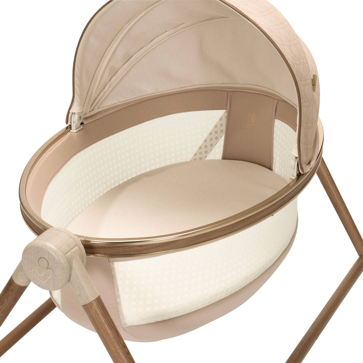 Maxi Cosi Sibia Bassinet - Portable Baby Crib for Newborns & Infants | Lightweight & Compact for Travel, Nursery, Bedside Sleeping | Safe & Comfortable Infant Bed with Breathable Mesh Walls
