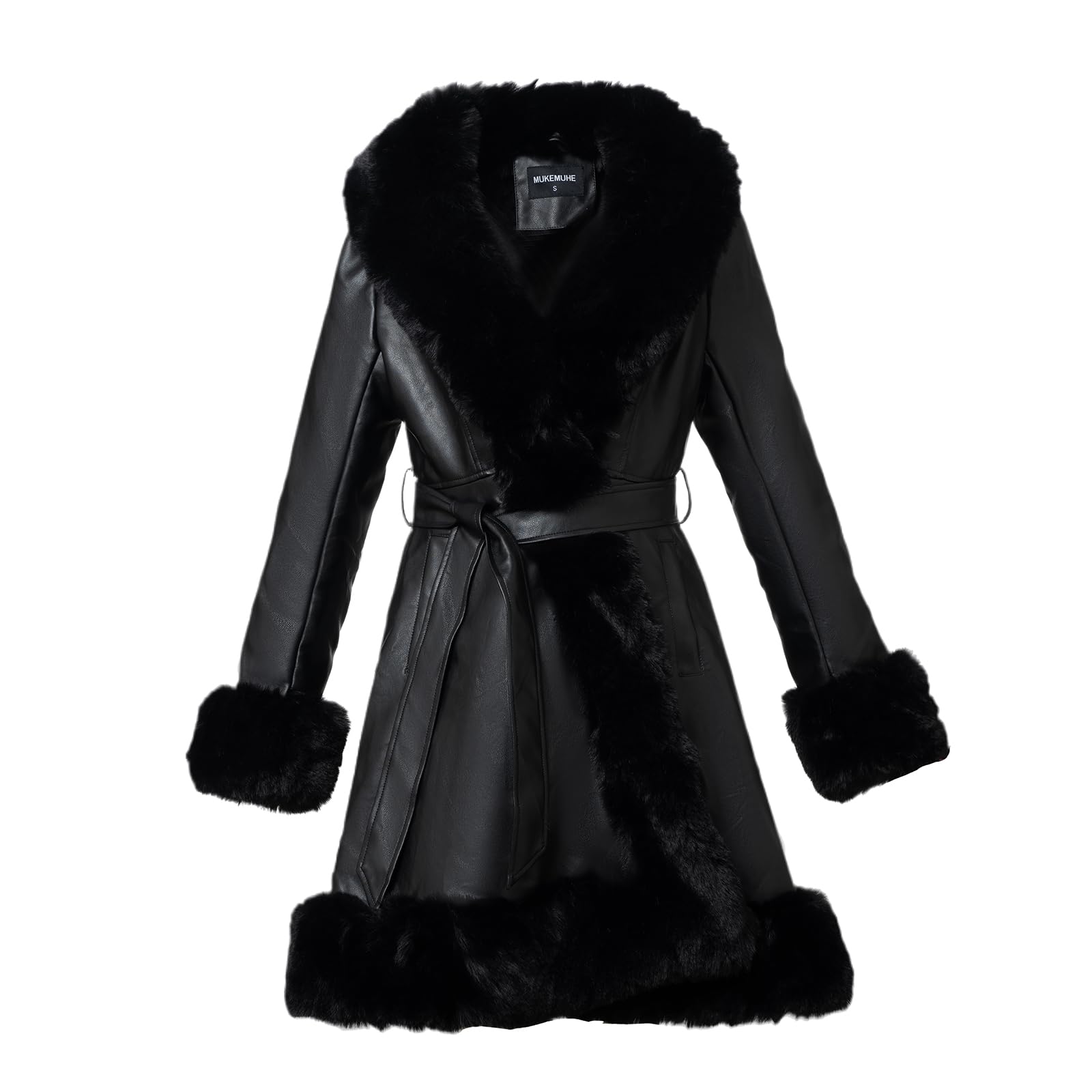 Women's Winter Faux Fur Coats & Jackets - Warm Faux Fur Leather Outerwear for Cold Weather | Holiday Party Outfits, Date Night Dresses & Winter Fashion | Cozy Winter Outfits for Snow Days, Evening Events & Outdoor Activities