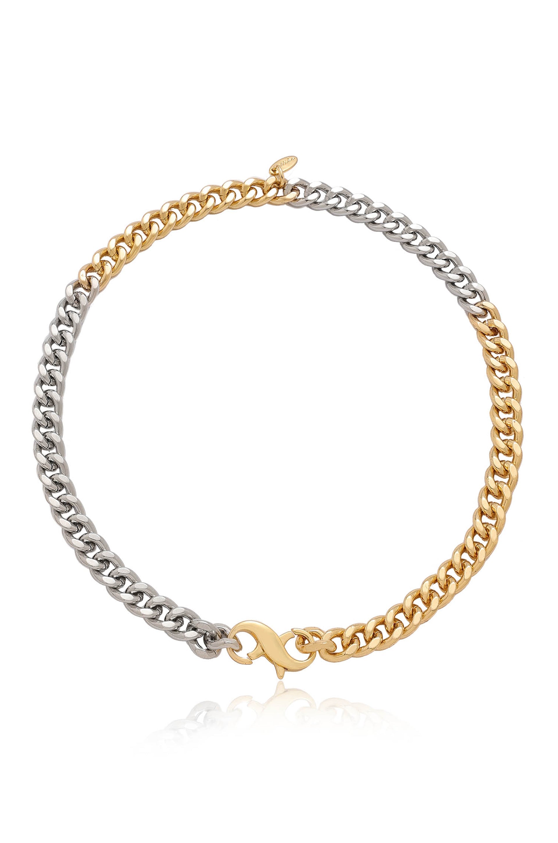 Stylish Mixed Metal Chain Link Necklace for Women - Trendy Layered Jewelry for Everyday Wear, Parties & Gifts