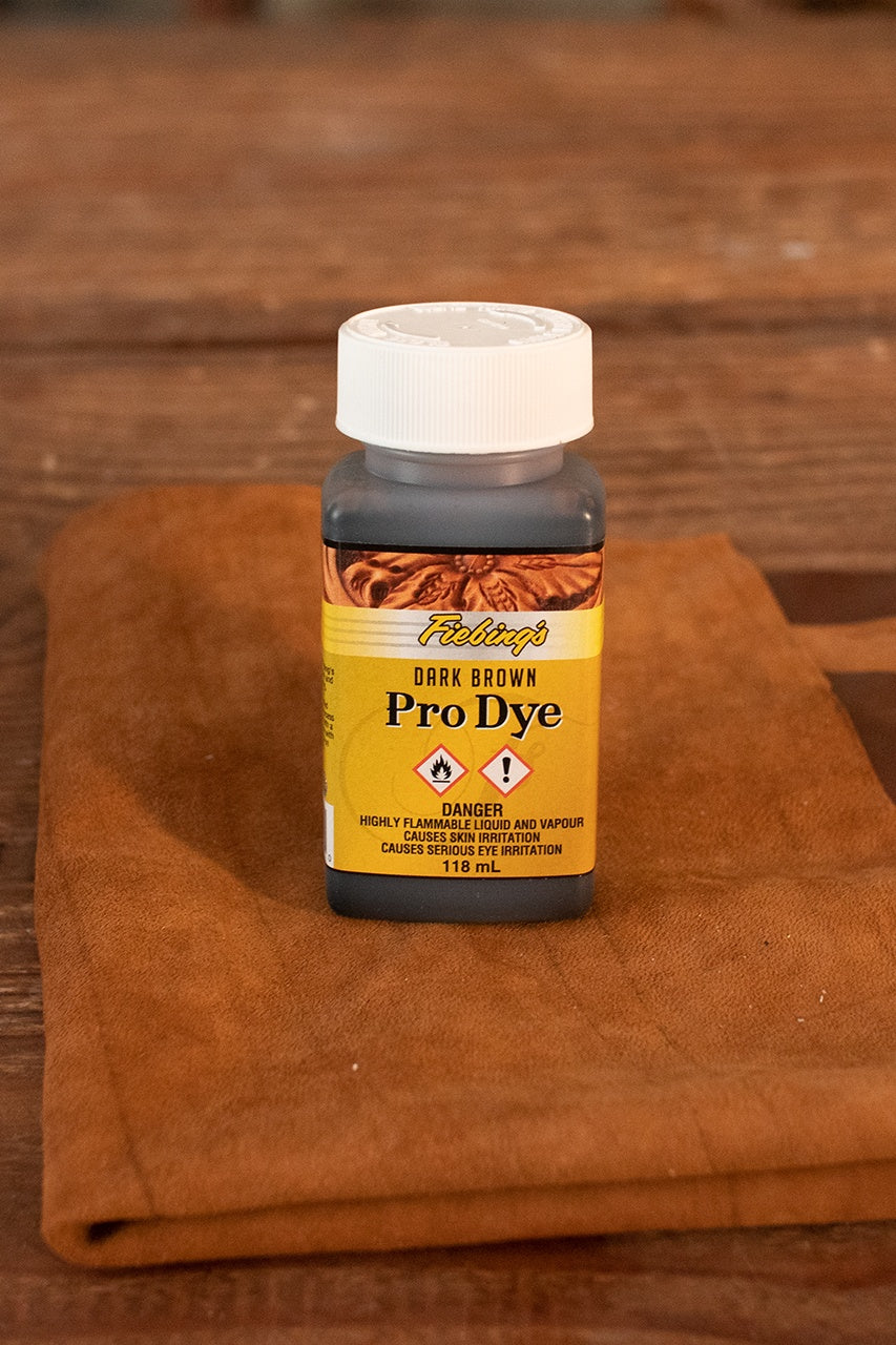 Fiebing's Oil Dye - 4 oz (118 ml) Dark Brown Leather Dye for Shoes, Bags & Furniture - Professional Leather Coloring & Restoration Solution