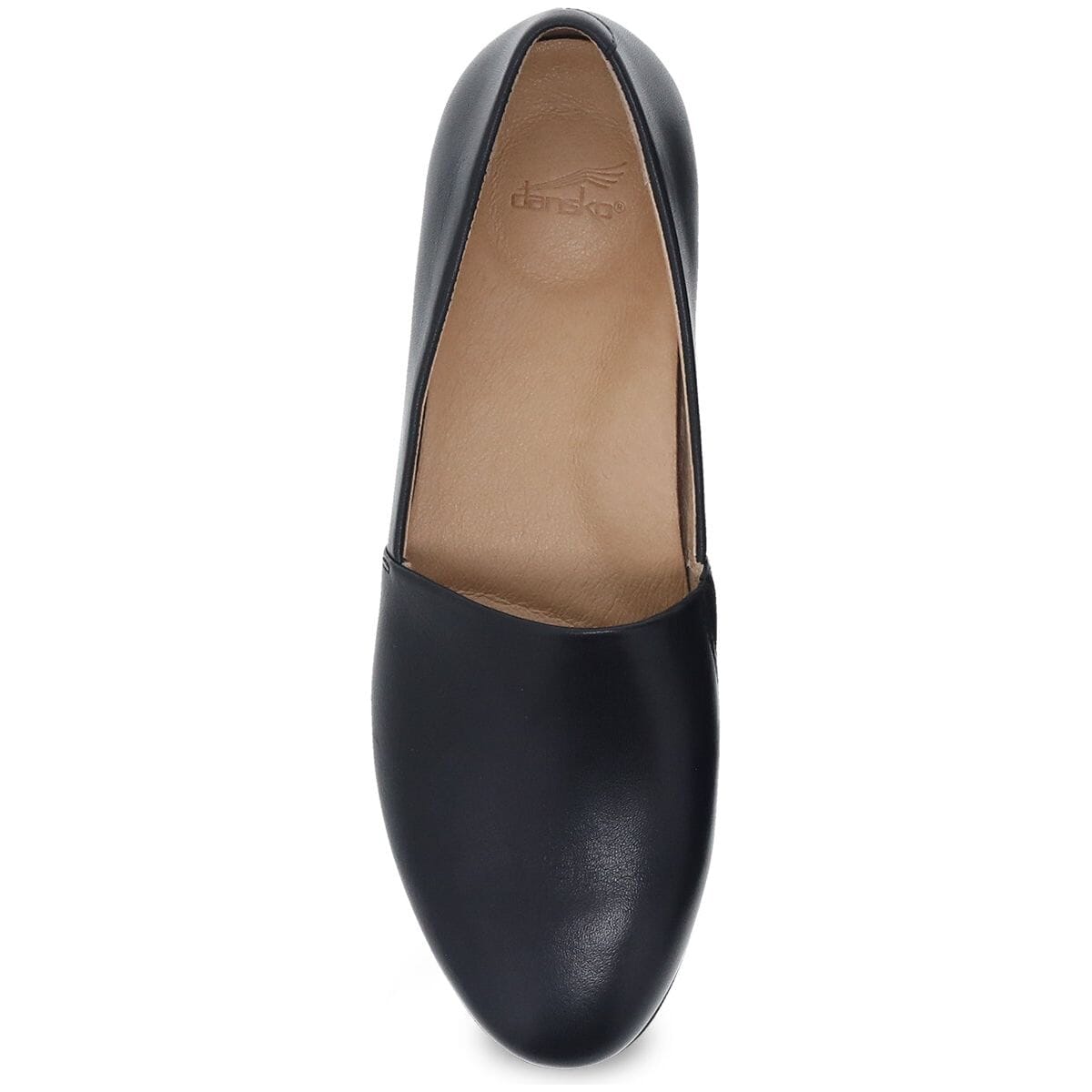 DANSKO LARISA Comfortable Black Wide Width Flat Shoes for Women - Perfect for Work, Nursing, and All-Day Wear