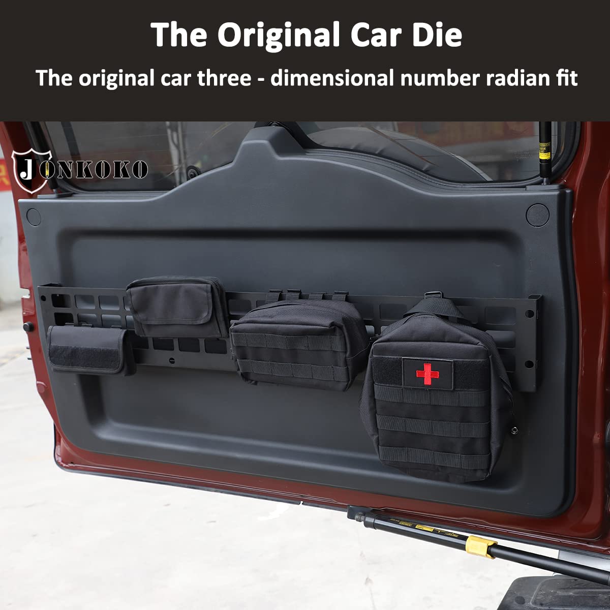 Foldable Car Trunk Storage Organizer for Toyota FJ Cruiser 2007-2021 | Rear Door Cargo Shelf & Tailgate Table Accessories (Style F) | Perfect for Camping, Road Trips & Outdoor Adventures