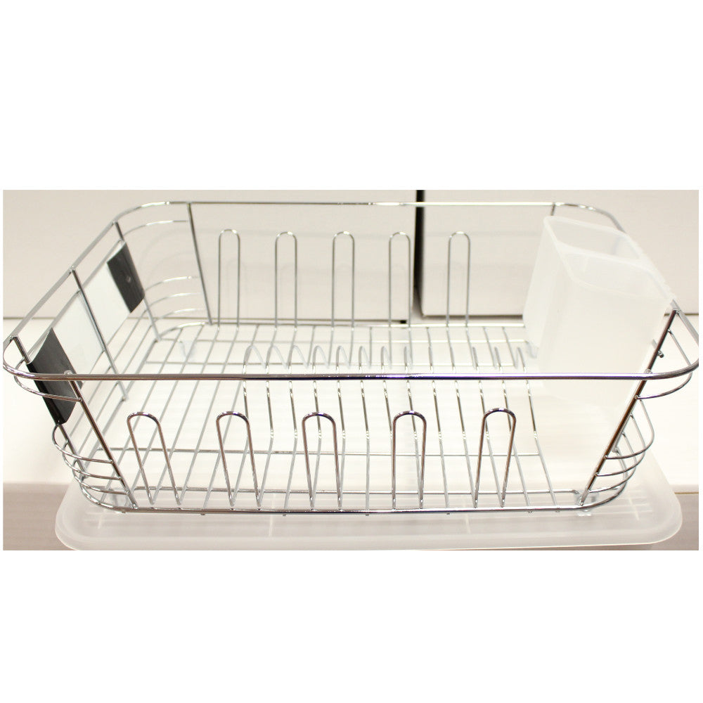 Heavy Duty Dish Drying Rack - Large Stainless Steel Kitchen Organizer for Countertop - Perfect for Dishwashing, Drying Utensils & Organizing Kitchen Space
