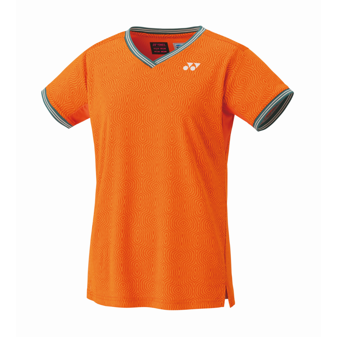 Yonex 20758 Women's Crew Neck T-Shirt - Breathable Cotton Athletic Top for Tennis, Golf & Casual Wear