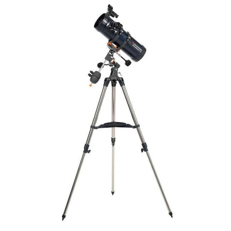 Celestron AstroMaster 114 EQ Reflector Telescope for Adults & Beginners - 31042 Astronomy Equipment for Stargazing, Moon Observation & Astrophotography