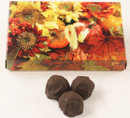 Dark Chocolate Red Velvet Truffles 8oz - Fall Gift Box for Holidays