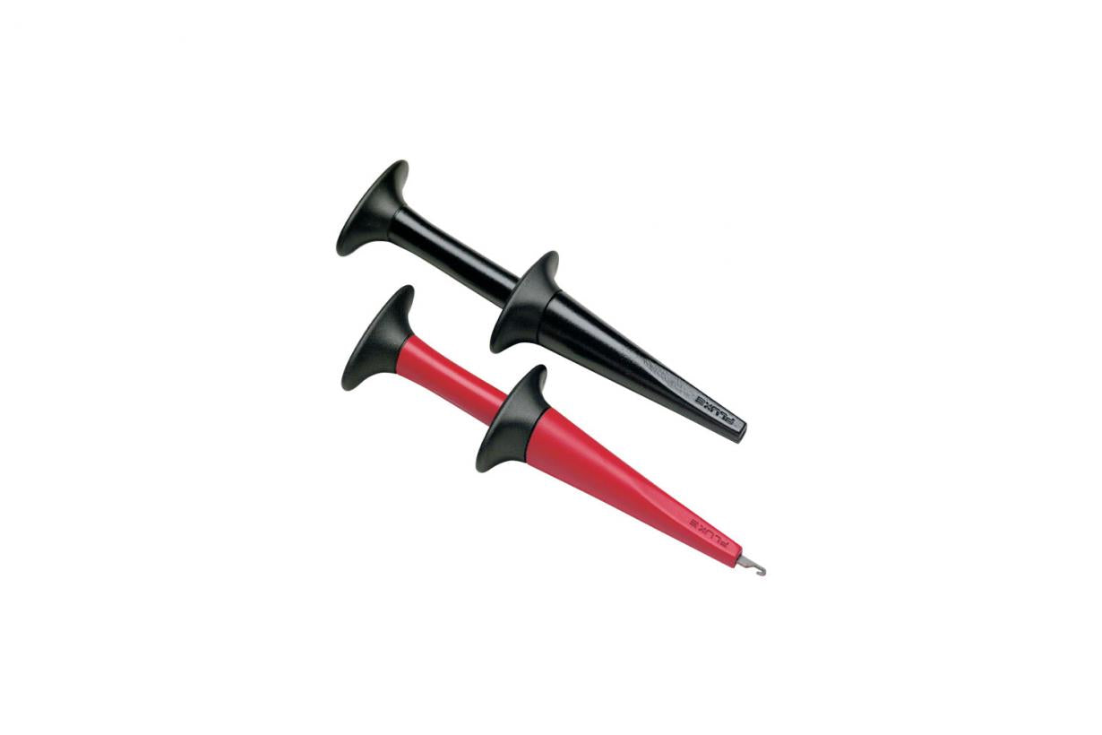 Fluke AC280 SureGrip™ Hook Clips - Heavy Duty Electrical Test Leads with Insulated Alligator Clips (Item No. 1610115) - Perfect for Electricians, HVAC Technicians & DIY Electrical Testing