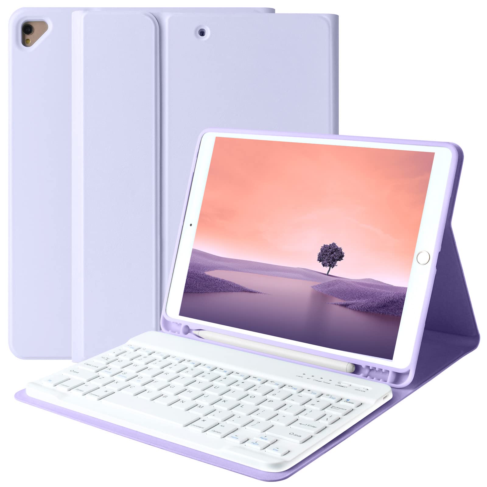 BAIBAO Wireless Keyboard Case for iPad 9th/8th/7th Gen 10.2
