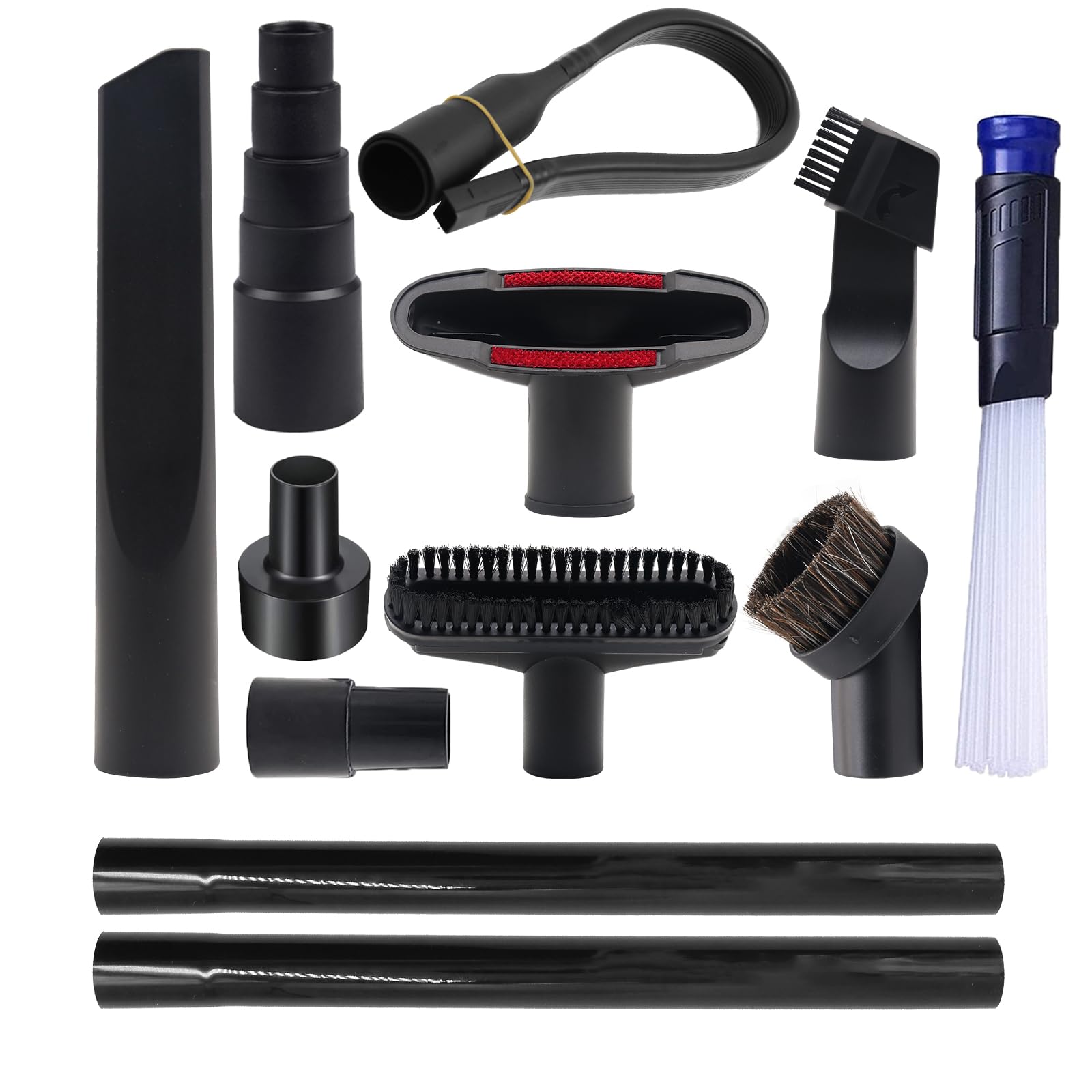 12-Piece Universal Vacuum Cleaner Attachment Kit - 1 1/4