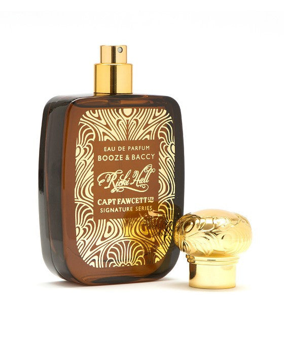 Captain Fawcett's Ricki’s Hall’s Booze & Baccy Eau De Parfum for Men - 50ml/1.7oz Luxury Tobacco & Whiskey Scented Cologne - Perfect for Date Nights, Special Occasions & Gifts