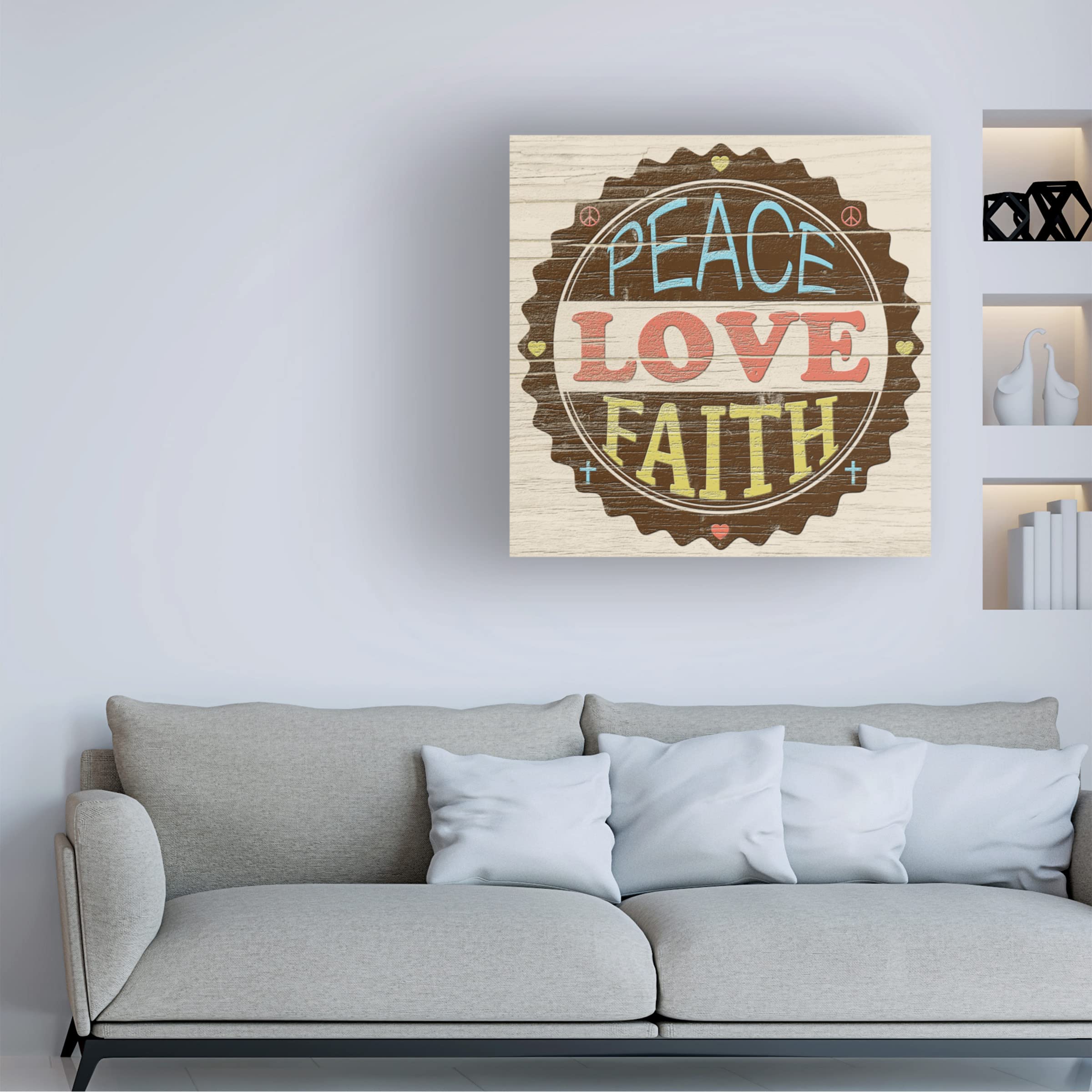 Trademark Fine Art 'Seal Of Love' Canvas Wall Art by Alonzo Saunders - Romantic Home Decor for Living Room, Bedroom & Office