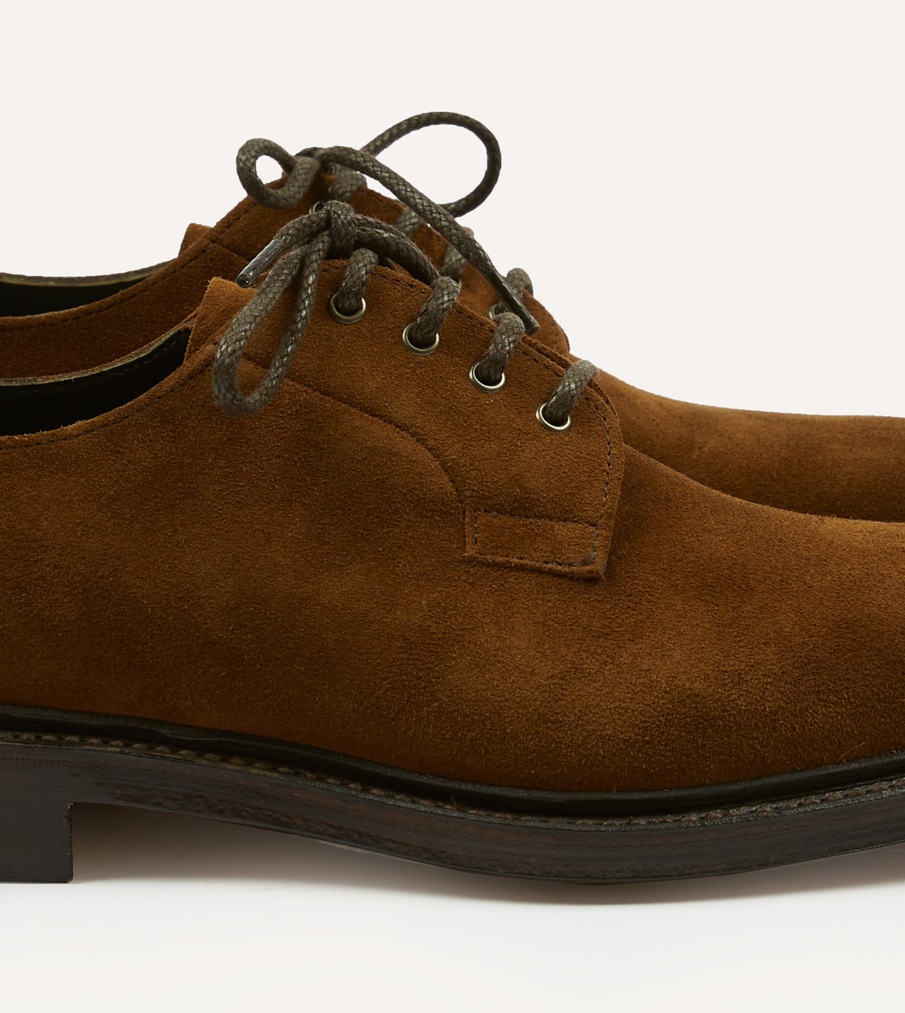Premium Brown Suede Derby Shoes for Men - Handcrafted Goodyear Welted Construction - Comfortable & Durable Dress Shoes for Office, Wedding & Formal Occasions