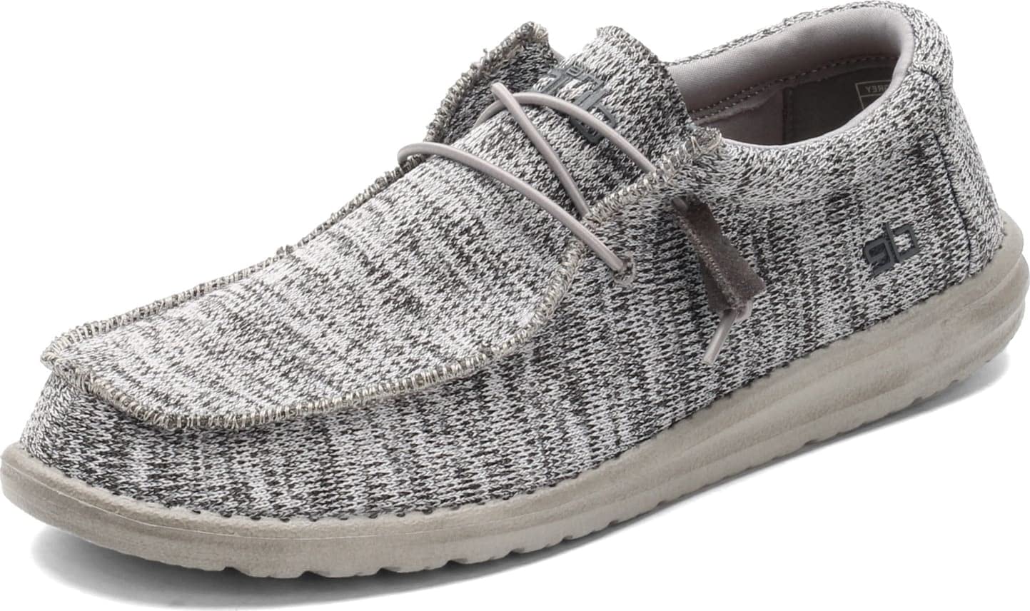 Hey Dude Men's Wally Sox Slip-On Loafers - Comfortable Lightweight Casual Shoes for Men - Perfect for Walking, Travel & Everyday Wear