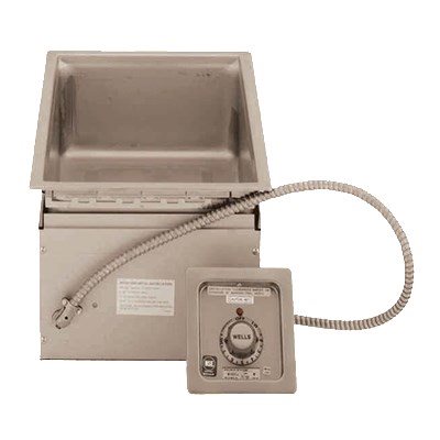 Wells 1 Pan Built-In Food Warmer with Infinite Temperature Controls - Perfect for Buffets, Catering & Commercial Kitchens