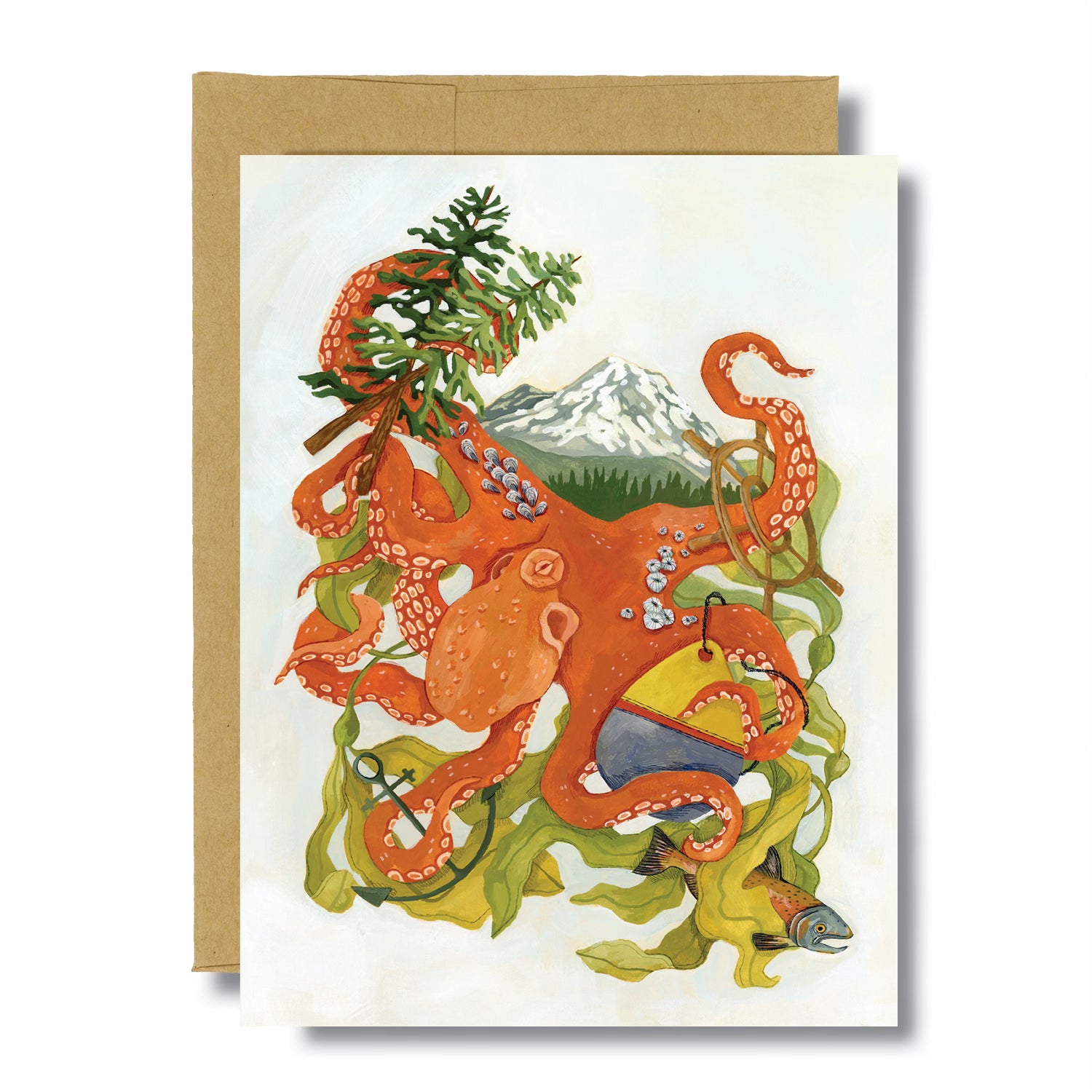 Pacific Octopus Card - Durable and Stylish RFID Blocking Wallet for Secure Contactless Payments | Perfect for Travel, Commuting, and Everyday Use