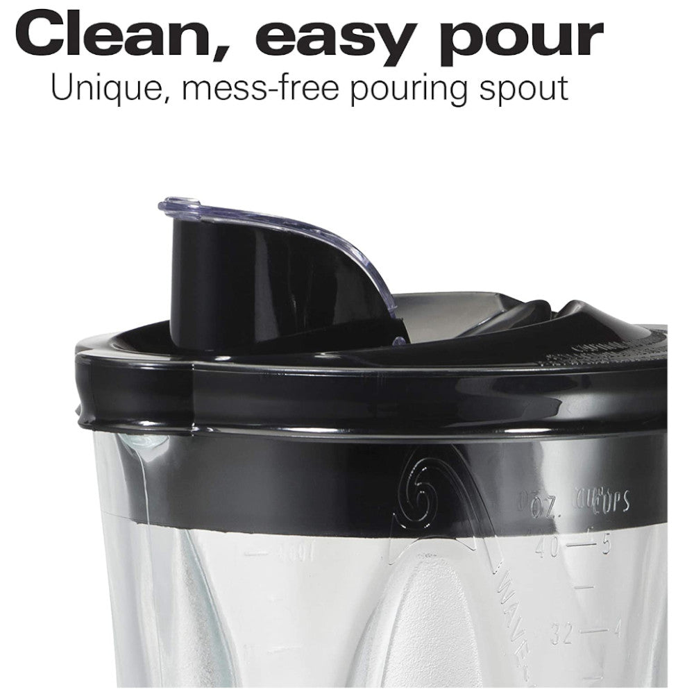 Hamilton Beach Wave Crusher Blender 54221 - Powerful 700W Countertop Blender for Smoothies, Shakes & Ice Crushing - Perfect for Home & Kitchen Use