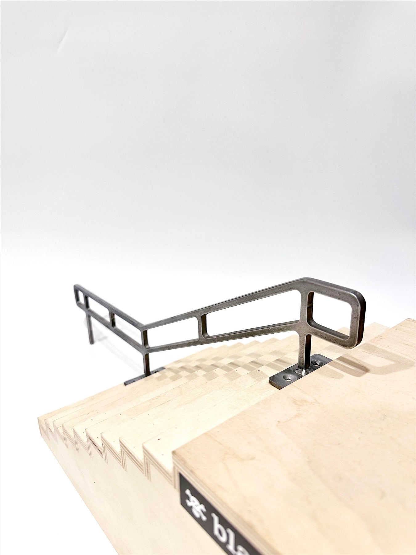 Grind Right Fingerboard Rail - Square 10 Stair Long Donger for Skateboard Training | Perfect for Skateboard Practice, Tricks & Street Style at Home or Park