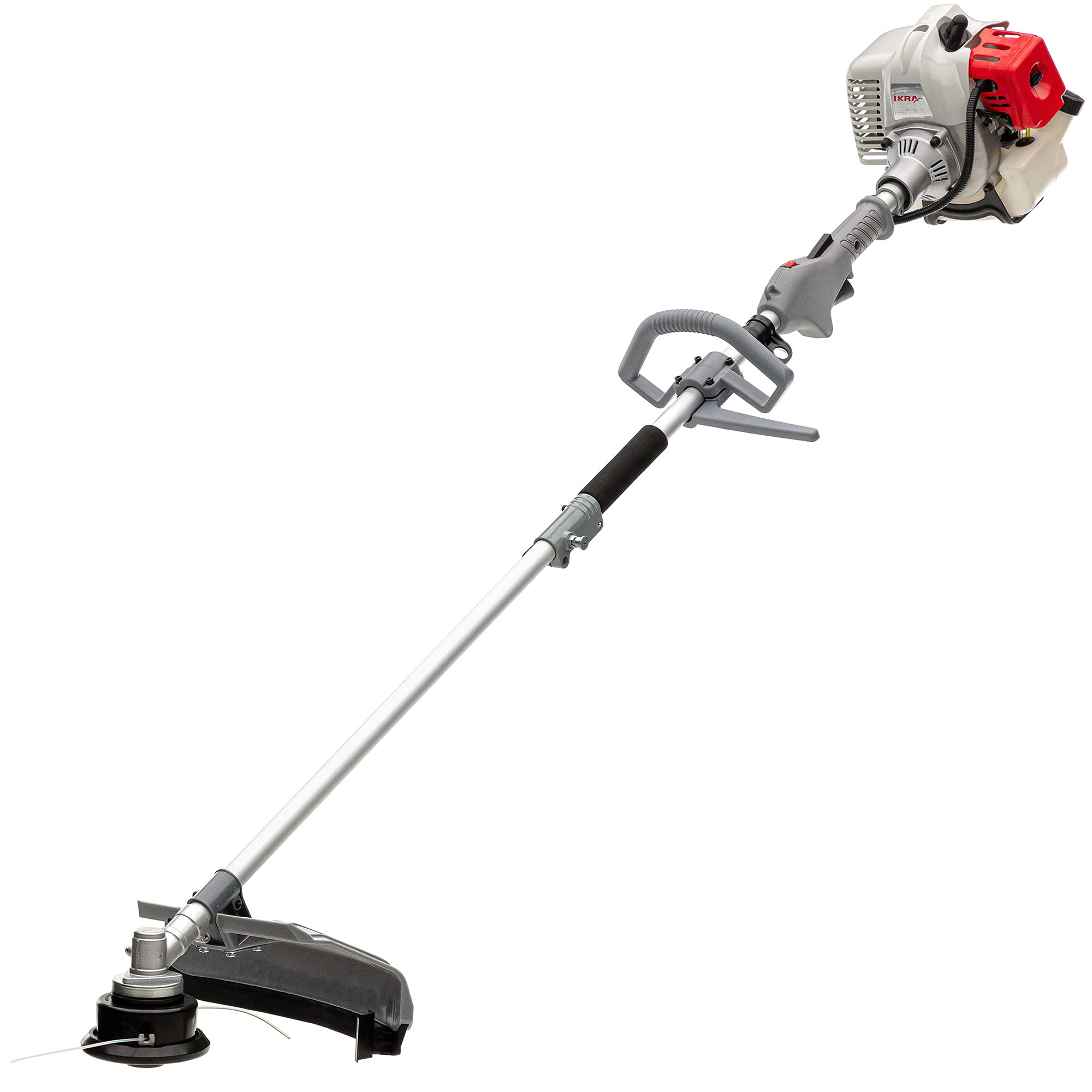 IKRA IBKH 33 Gas-Powered 4-in-1 Garden Tool Set - String Trimmer, Hedge Trimmer, Brush Cutter & Pole Saw with Extension - Perfect for Lawn Care, Yard Maintenance & Landscaping
