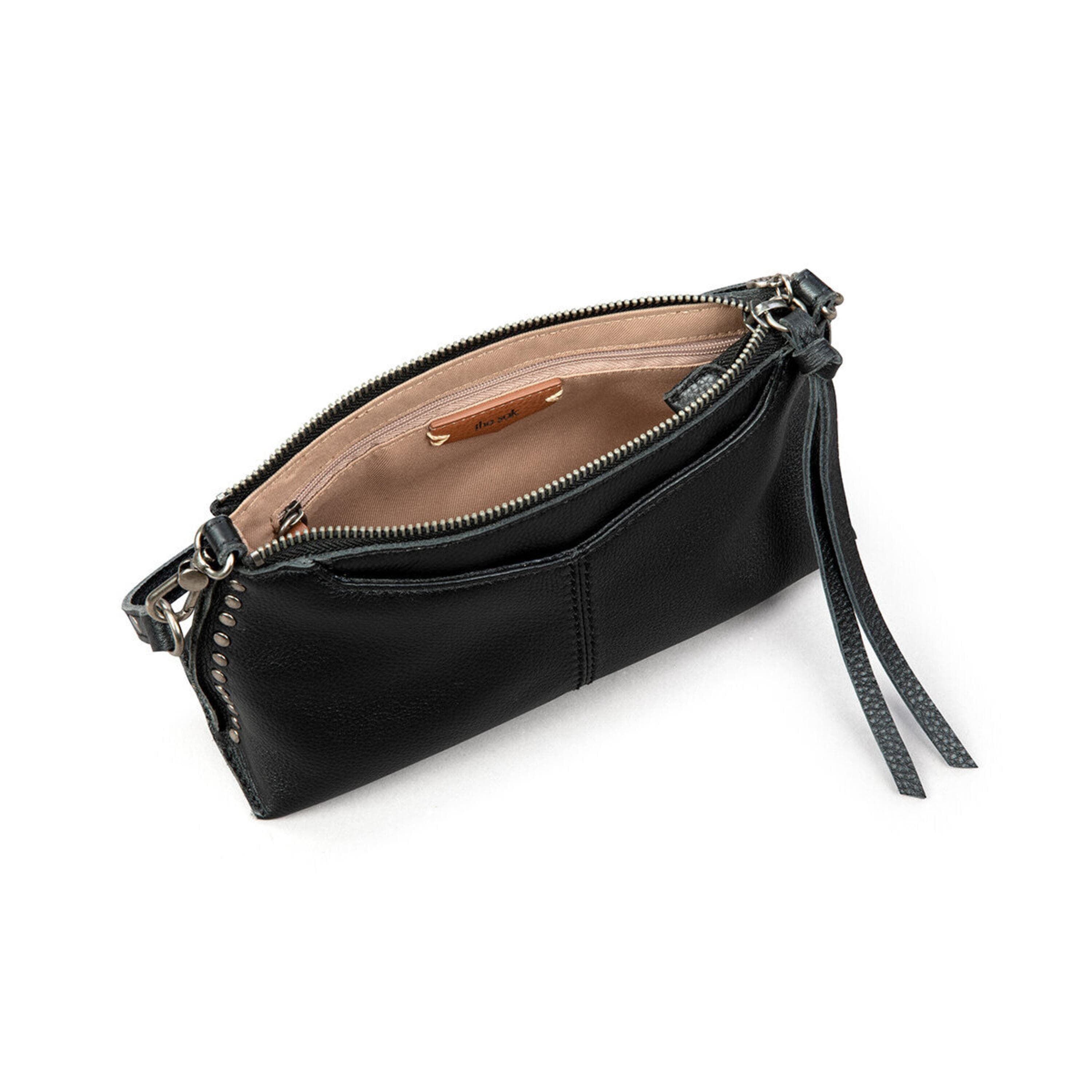 Silverlake Small Crossbody Leather Bag for Women - Stylish Black Purse for Everyday Use, Travel & Shopping