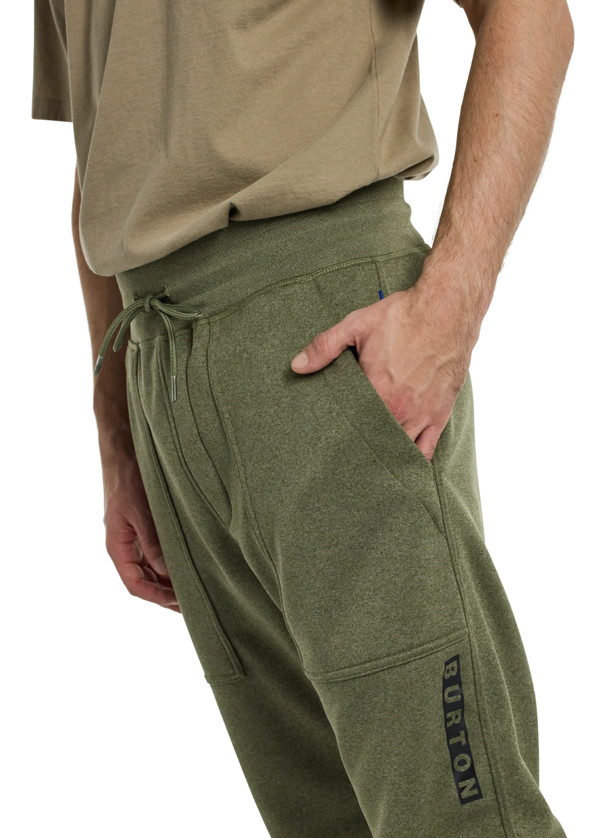 Burton Oak Fleece Track Pants for Men - Soft & Comfortable Jogging Pants for Running, Gym, Lounge & Casual Wear