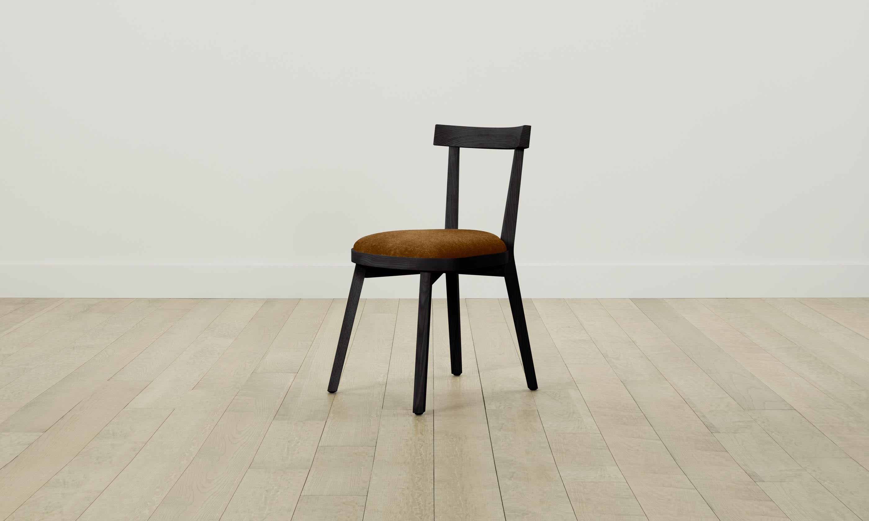 Allen Dining Chair - Mohair Brown Sugar Upholstered Seat - Elegant & Comfortable for Dining Room, Kitchen, or Home Office