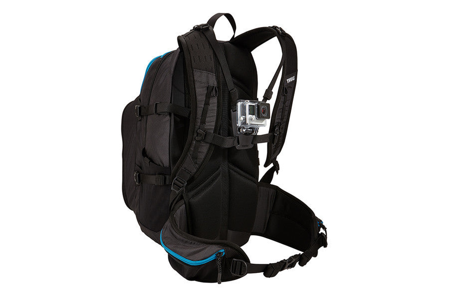 Thule Legend Waterproof Backpack for GoPro Cameras - Durable Black Hiking & Travel Backpack for Adventure Photography & Outdoor Activities
