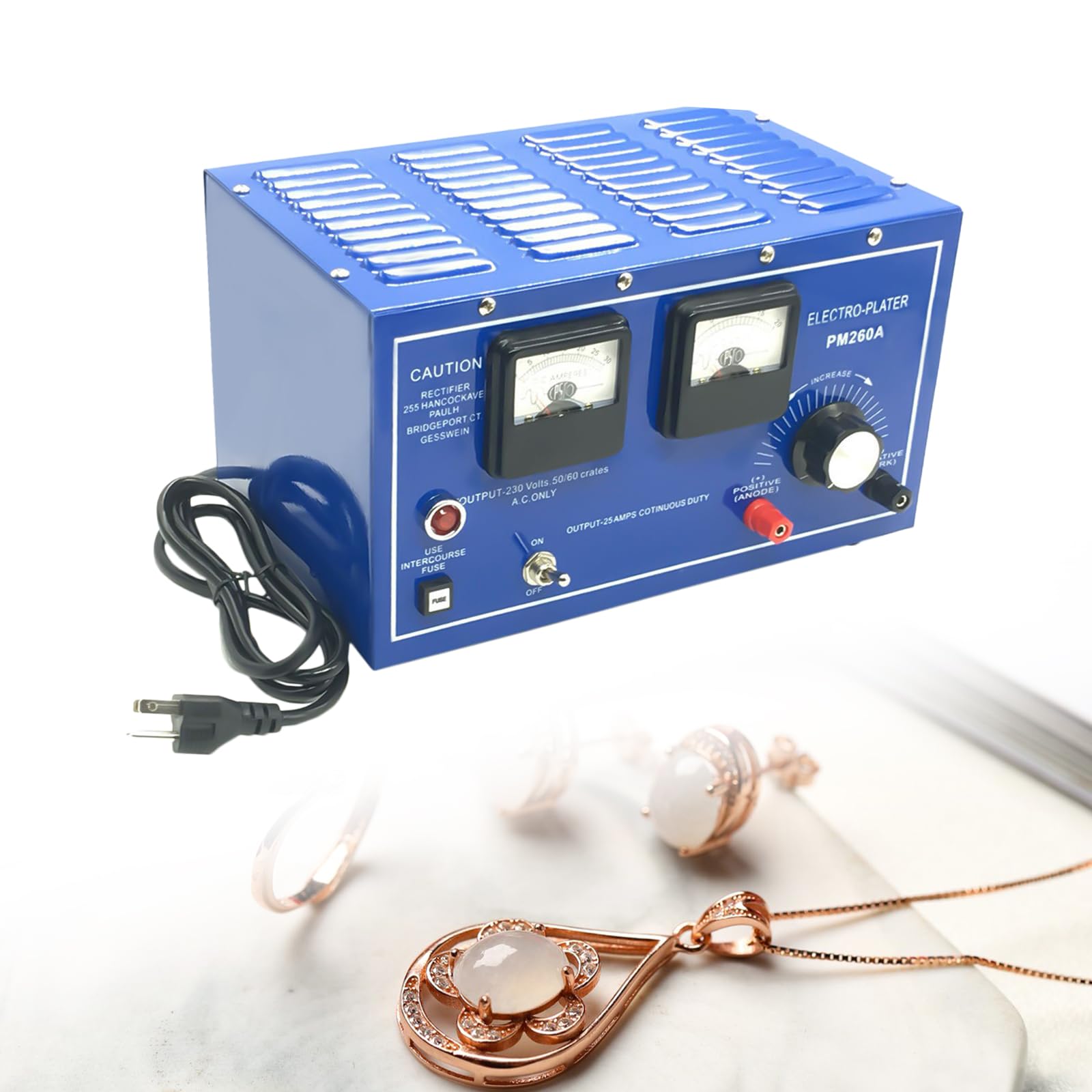 30A 110V Gold Plating Machine Kit - Professional Gold & Silver Electroplating Rectifier for Jewelry Making, DIY Craft, Watch & Ring Repair - Sootvp Jewelry Plating Equipment