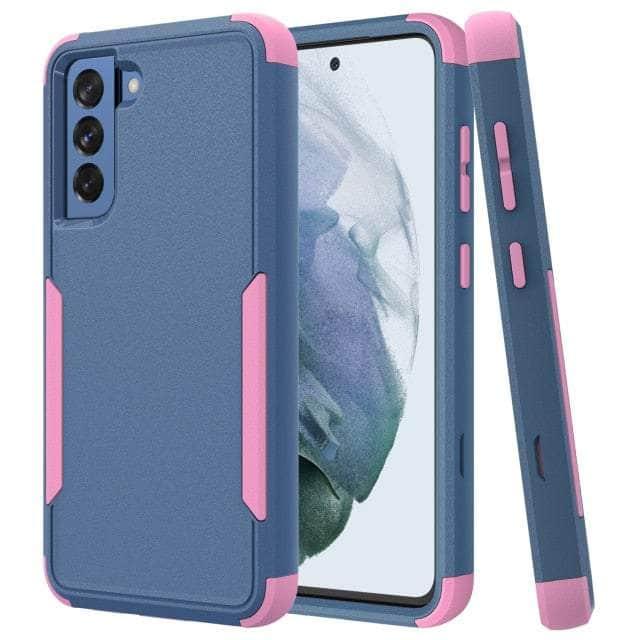 3 Layer Shockproof Armor Case for Samsung Galaxy S22 Ultra - Heavy Duty Front Protection Bumpers | Perfect for Outdoor Activities, Sports & Daily Use