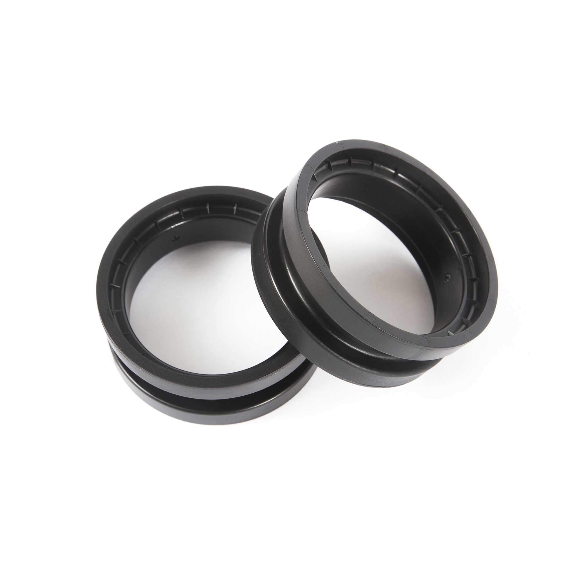 Axial 1.9 Raceline Monster Beadlock Wheels - 2 Pack Black (AXI43004) | Heavy-Duty Off-Road Rims for RC Crawlers & Trail Trucks