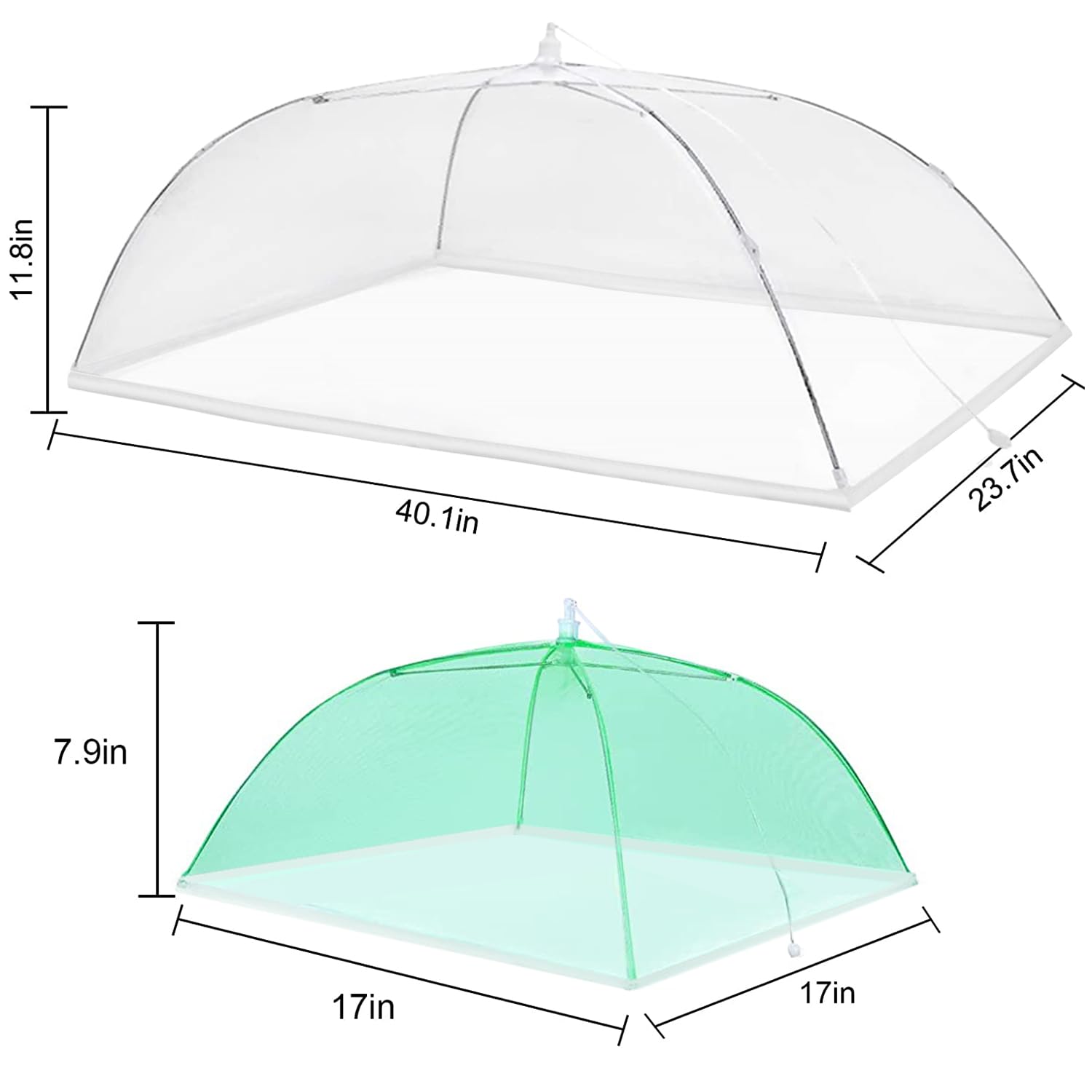 Anpro Extra Large Pop-up Food Cover Tent with 4 Standard Mesh Nets - 40