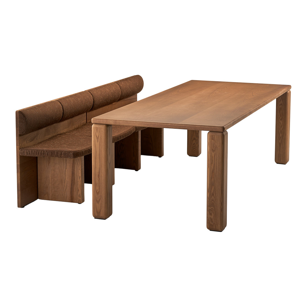 Modern Rectangular Cita Dining Table - Solid Wood Kitchen Table for 6-8 People - Perfect for Family Gatherings & Dinner Parties